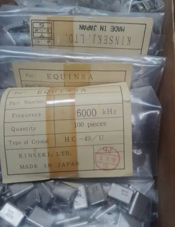 CRISTAL CUARZO  KIMSEKI 6.000 Mhz